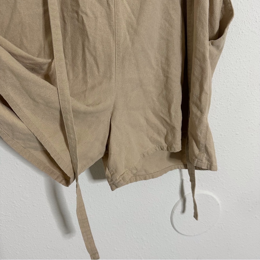 BaseRange raw silk sleeveless romper - Picture 6 of 7